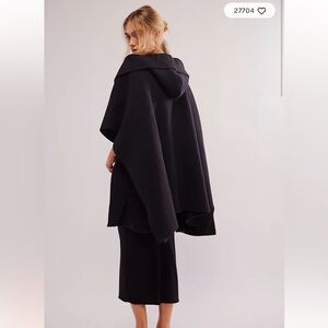 Black free people cape never worn no size